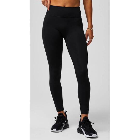Fabletics Anywhere Motion365+ High Waisted Utility Legging Womens Large Black - Picture 3 of 13